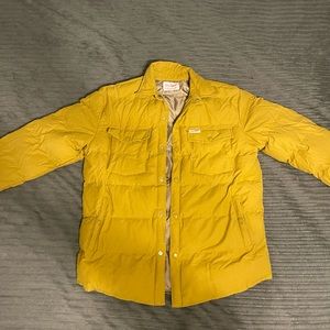 NEW FRONTIER - Mustard Puffy Jacket, Size: L